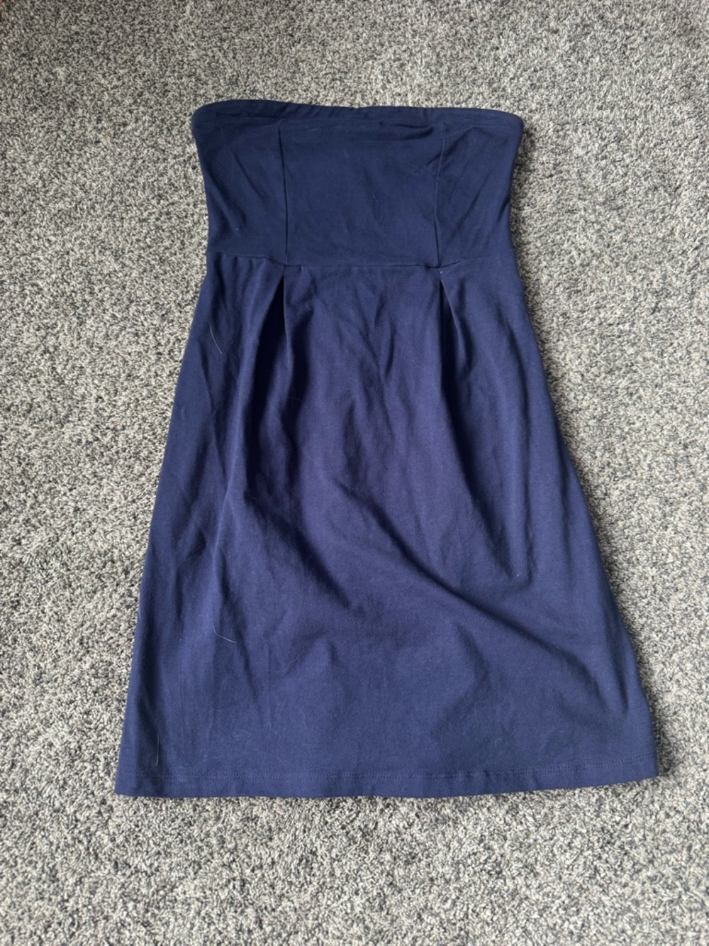 Old Navy Strapless Navy Dress